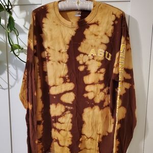 UNISEX Arizona State University tie dye shirt